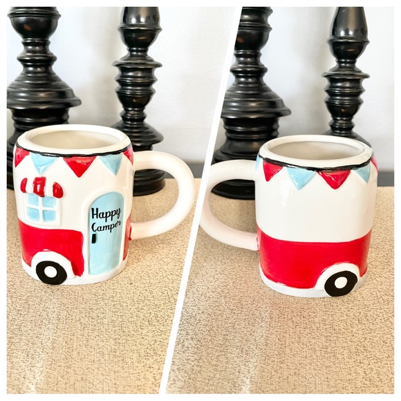 🆕RV HAPPY CAMPER Ceramic Mug - Picture 1 of 4